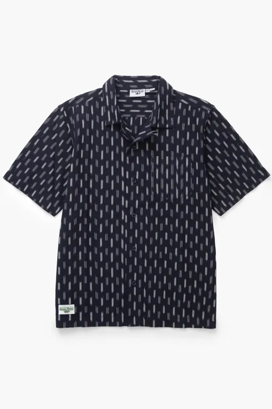 Ikat Shirt - Navy sold by Service Works
