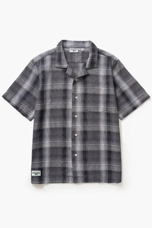 Plaid Resort Shirt - Black sold by Service Works