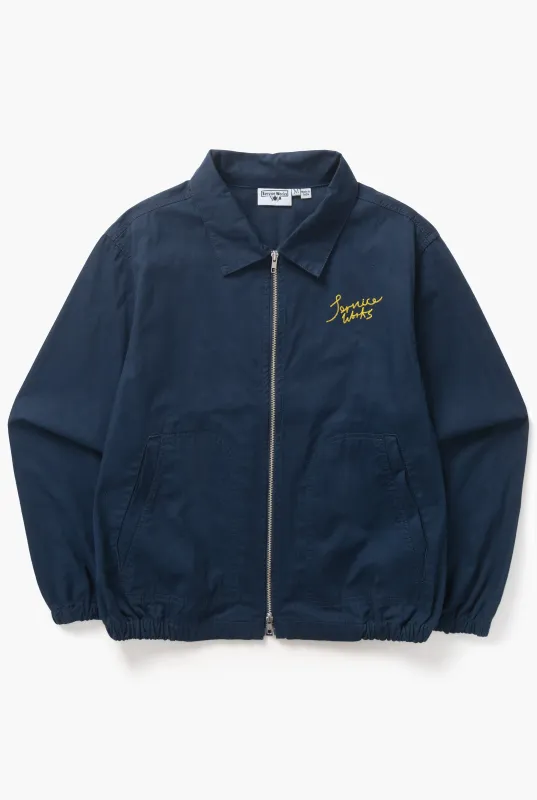 Twill Work Jacket - Dark Navy sold by Service Works