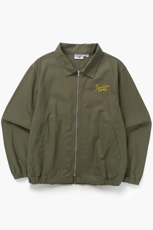 Twill Work Jacket - Olive sold by Service Works