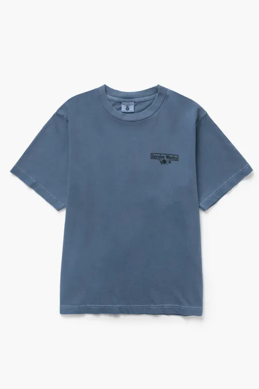 Pigment Dyed Trademark Tee - Slate made by Service Works