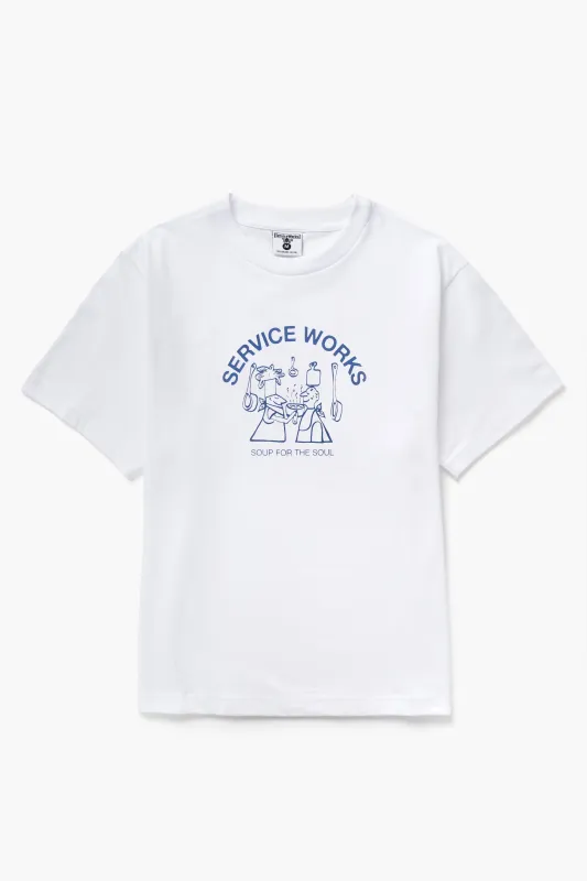 Soup For The Soul Tee - White sold by Service Works