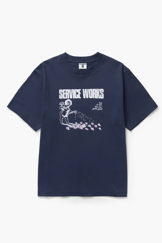 Garden Tee - Navy sold by Service Works