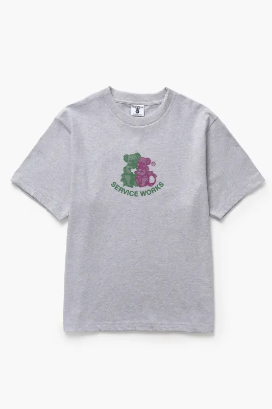 Family Fruit Tee - Heather Grey made by Service Works