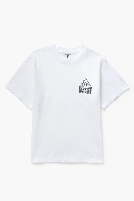 Home Comforts Tee - White sold by Service Works