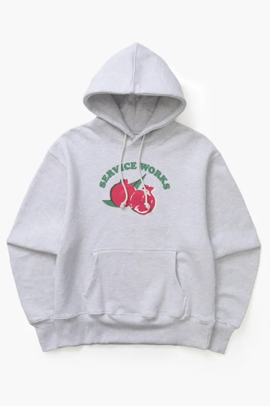 Radish Hoodie - Ash made by Service Works