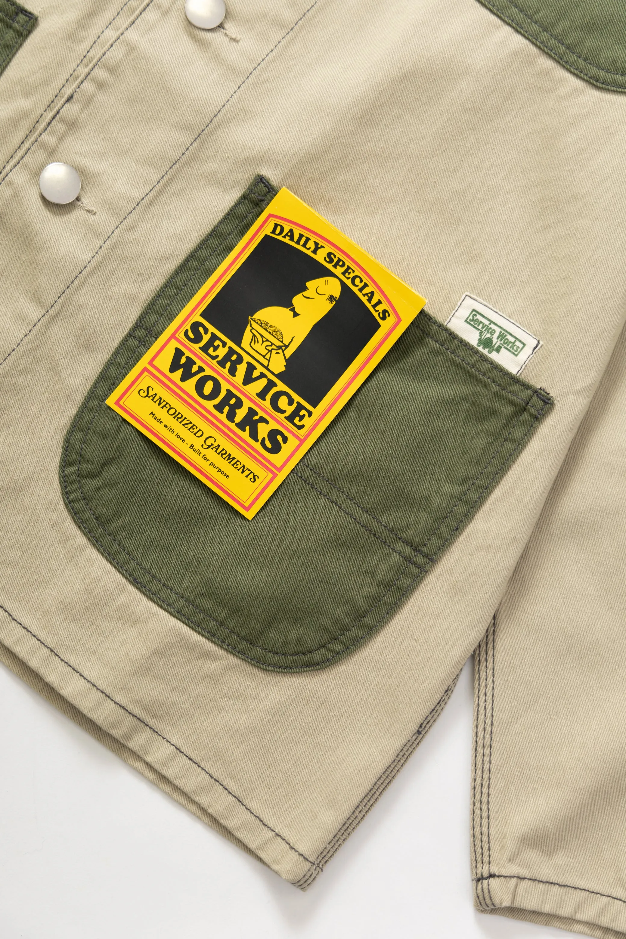 Coverall 2.0 - Khaki/Olive sold by Service Works product image thumbnail 3