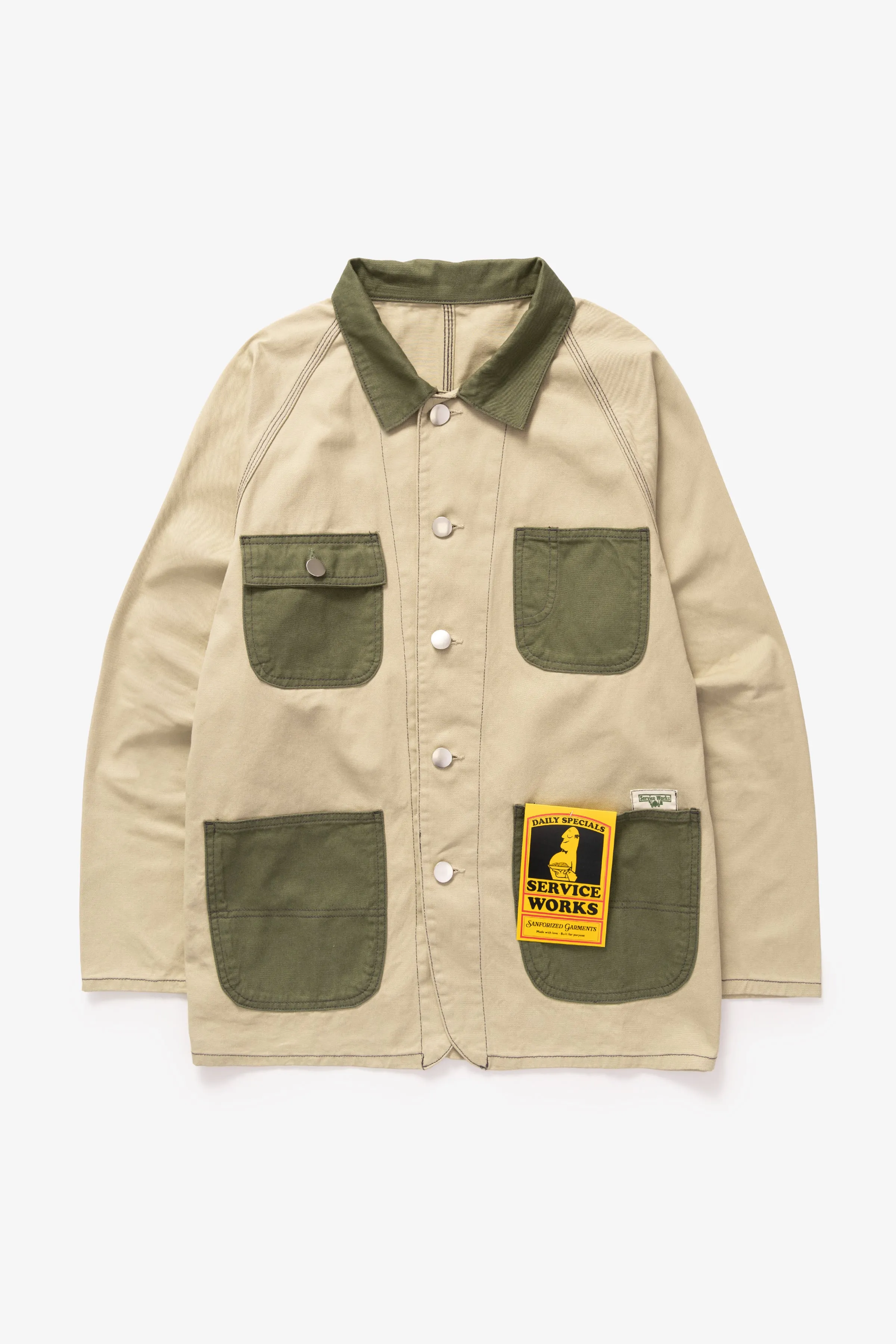 Coverall 2.0 - Khaki/Olive sold by Service Works