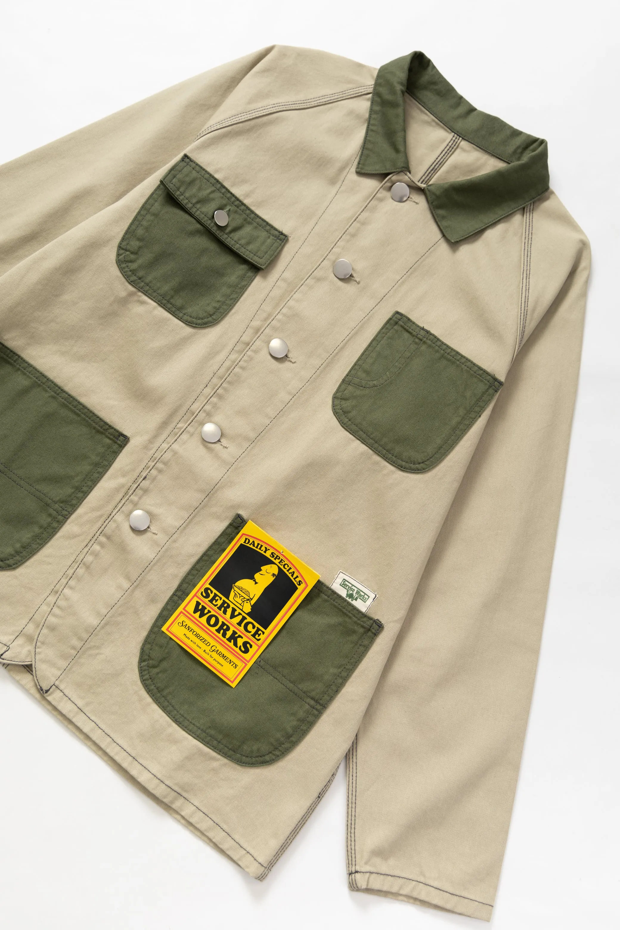 Coverall 2.0 - Khaki/Olive sold by Service Works product image thumbnail 2