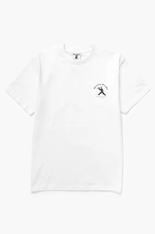 Waiter Tee - White made by Service Works