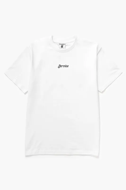 Service Logo Tee - White made by Service Works