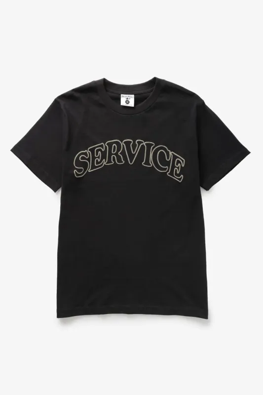 Arch Logo Tee - Black made by Service Works