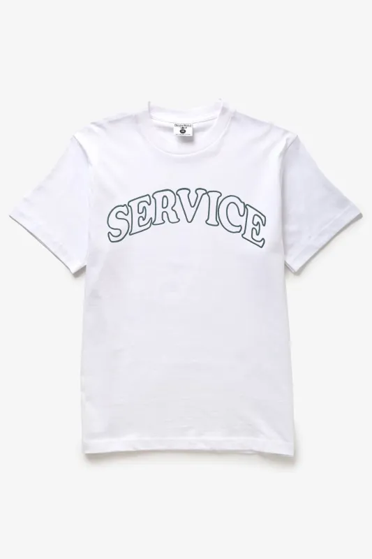 Arch Logo Tee - White sold by Service Works