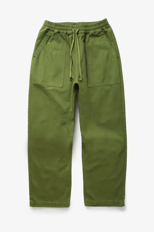 Herringbone Chef Pants - Pesto made by Service Works