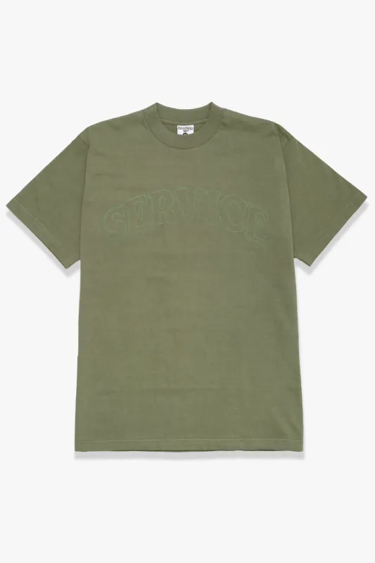 Arch Logo Tee - Olive made by Service Works