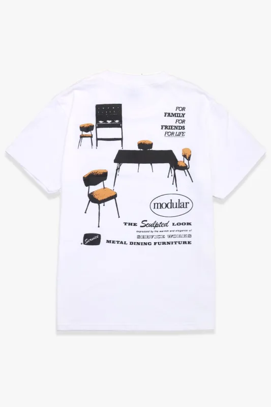 Dining Set Tee - White made by Service Works