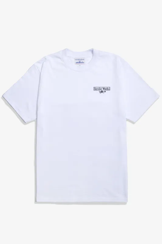 Heavyweight Logo Tee - White made by Service Works