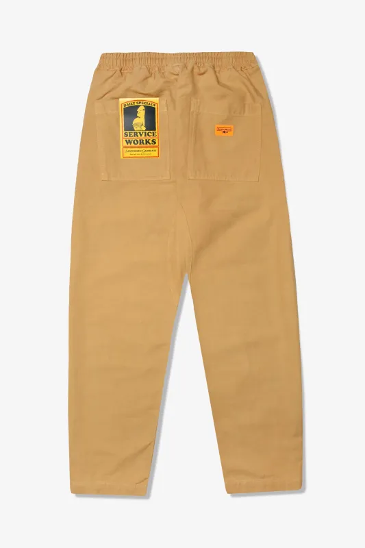 Classic Chef Pants - Tan made by Service Works