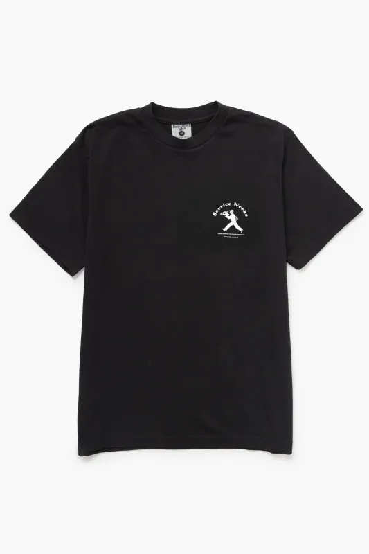 Waiter Tee - Black made by Service Works