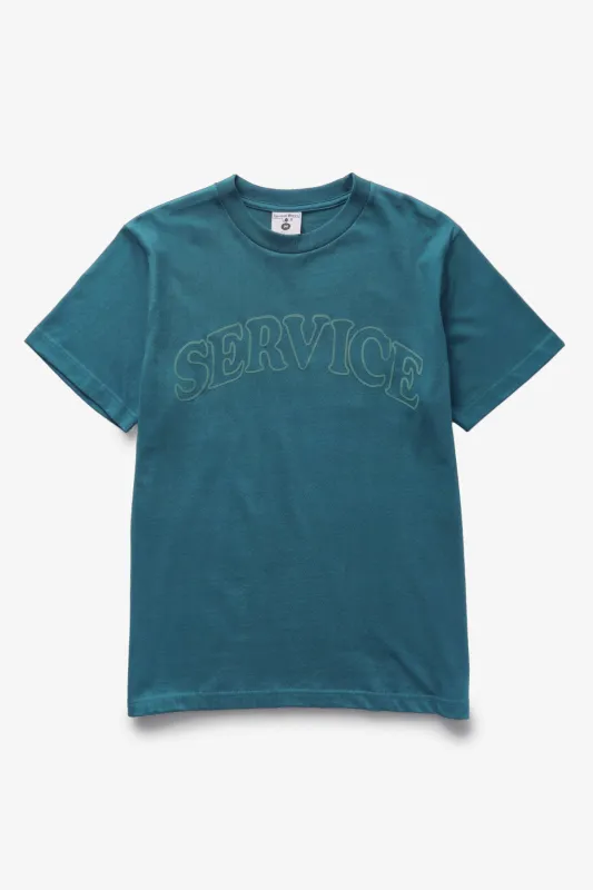 Arch Logo Tee - Petrol made by Service Works
