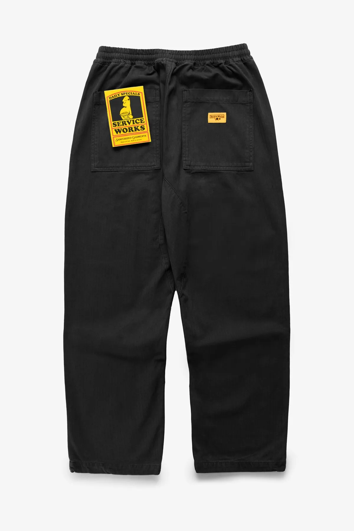 Herringbone Chef Pants - Black sold by Service Works product image thumbnail 2