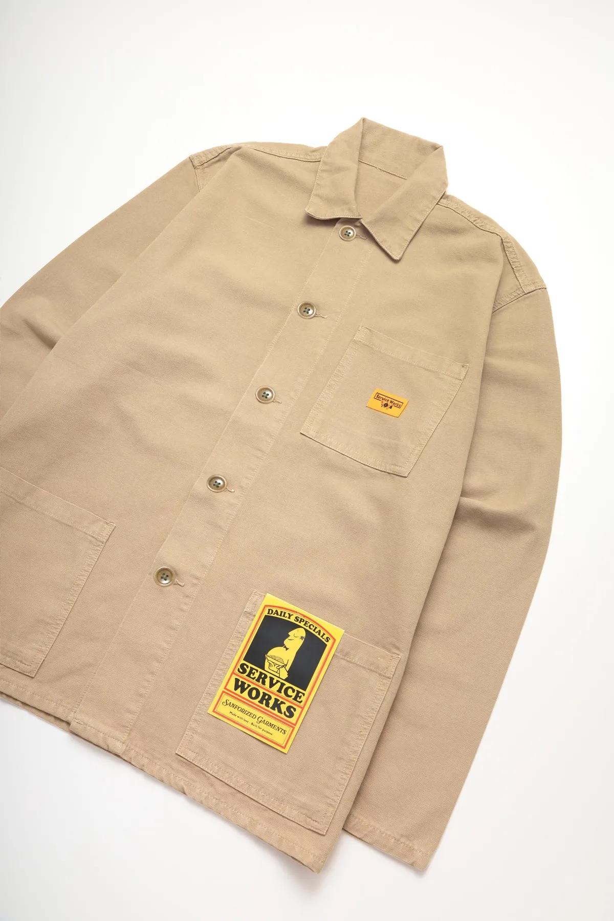 Classic Chore Shirt - Khaki sold by Service Works product image thumbnail 2