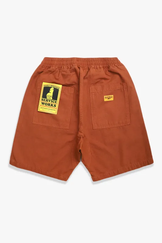 Classic Chef Shorts - Terracotta made by Service Works
