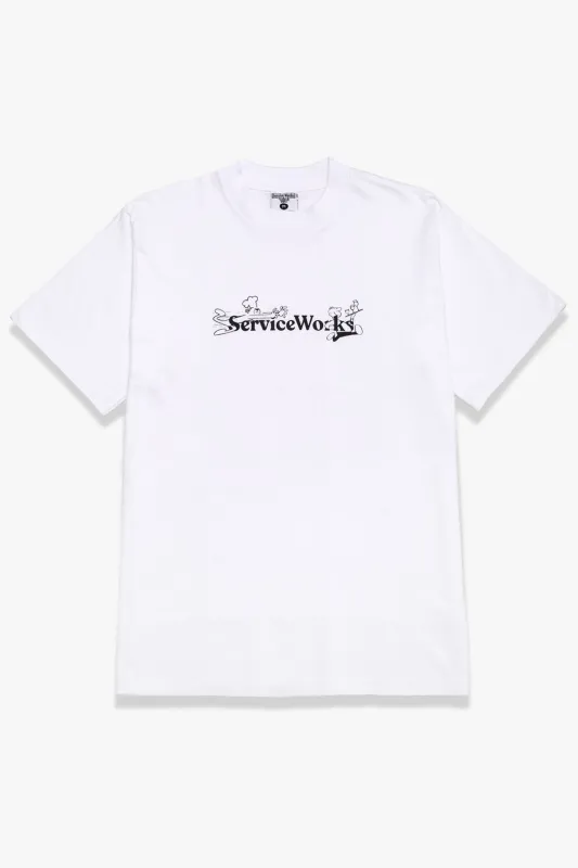Chase Tee - White made by Service Works