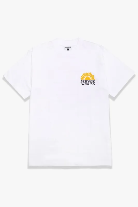 Sunny Side Up Tee - White made by Service Works