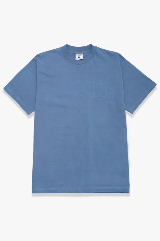 Arch Logo Tee - Work Blue made by Service Works