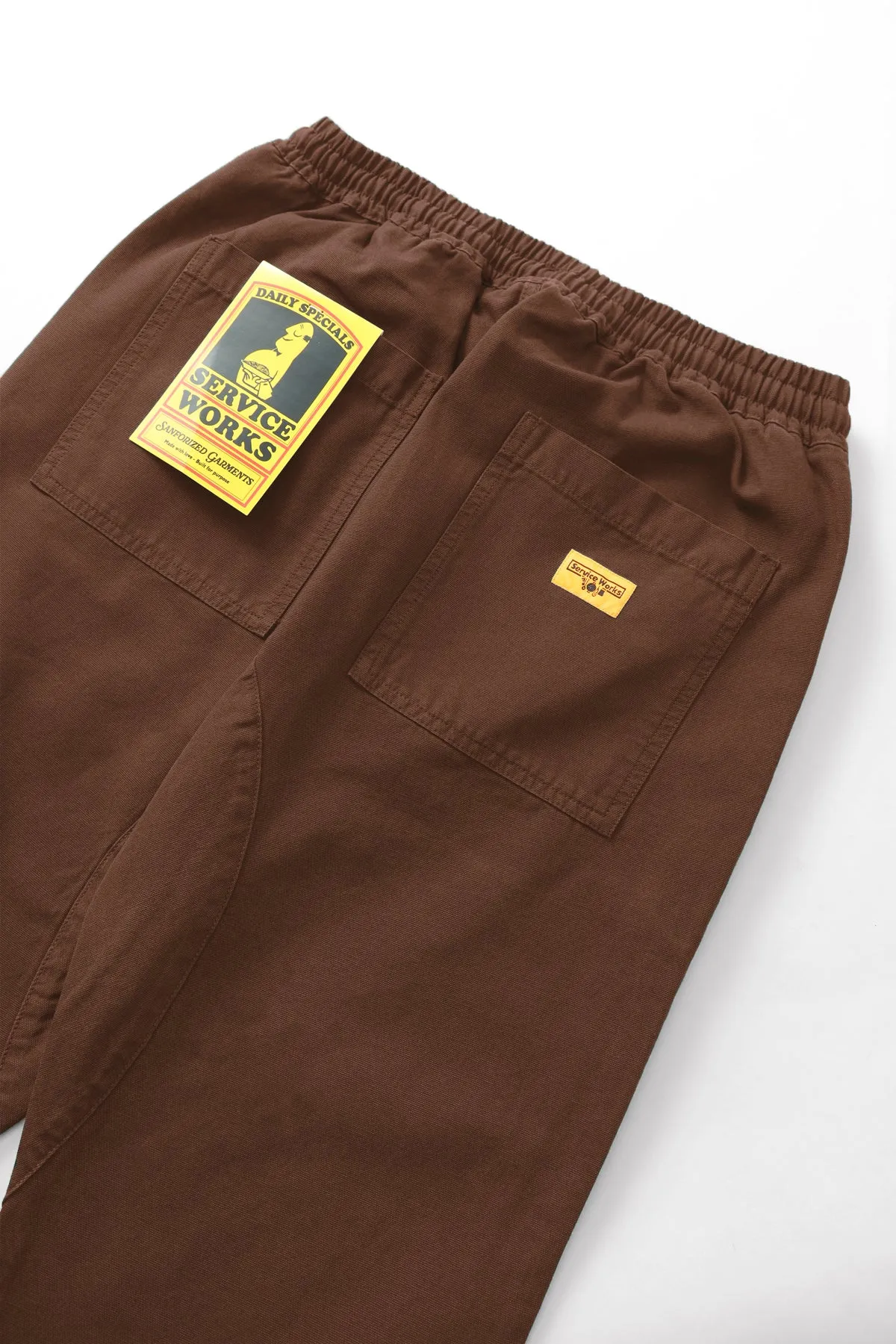 Classic Chef Pants - Brown sold by Service Works product image thumbnail 4
