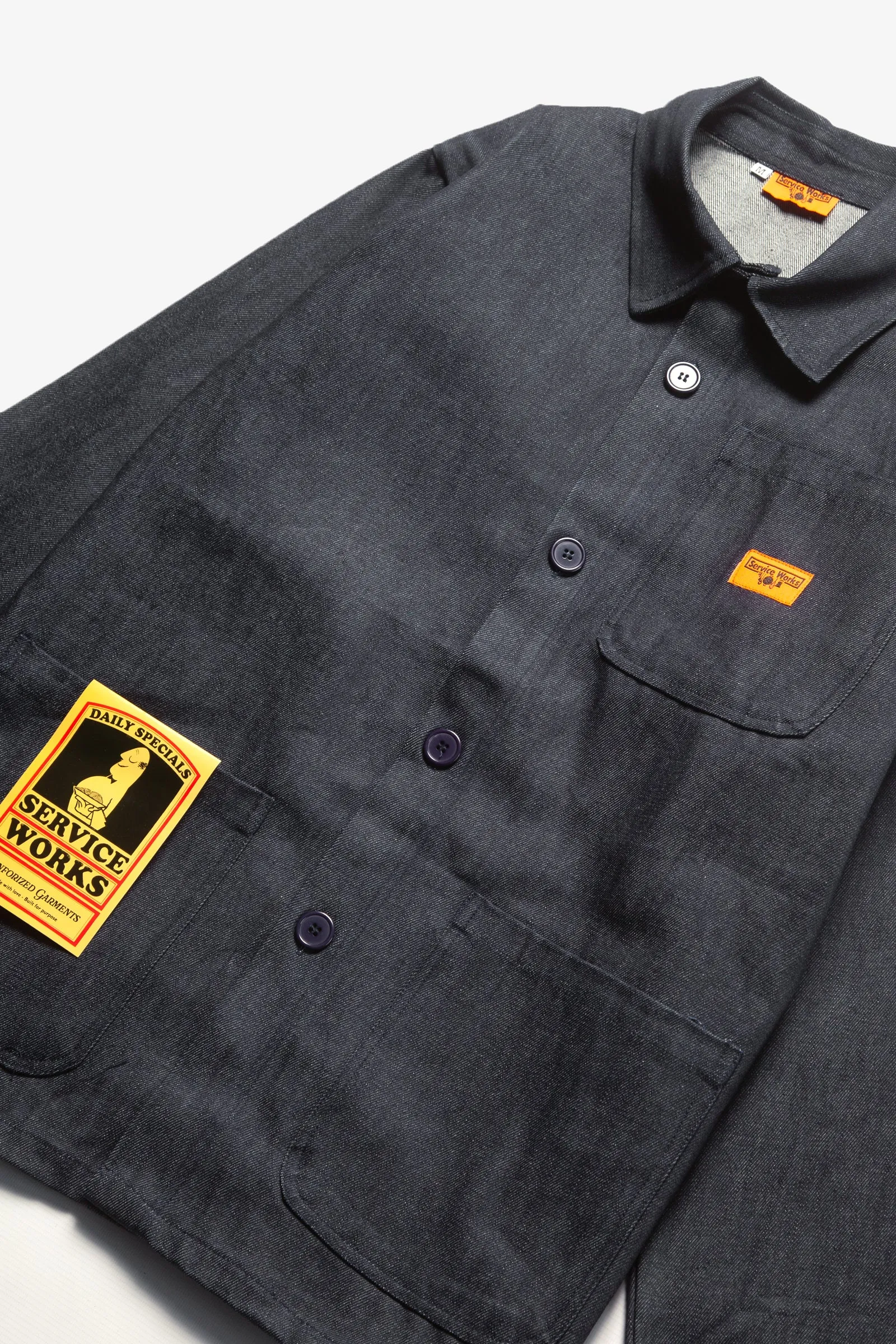 Classic Bakers Jacket - Denim sold by Service Works product image thumbnail 2