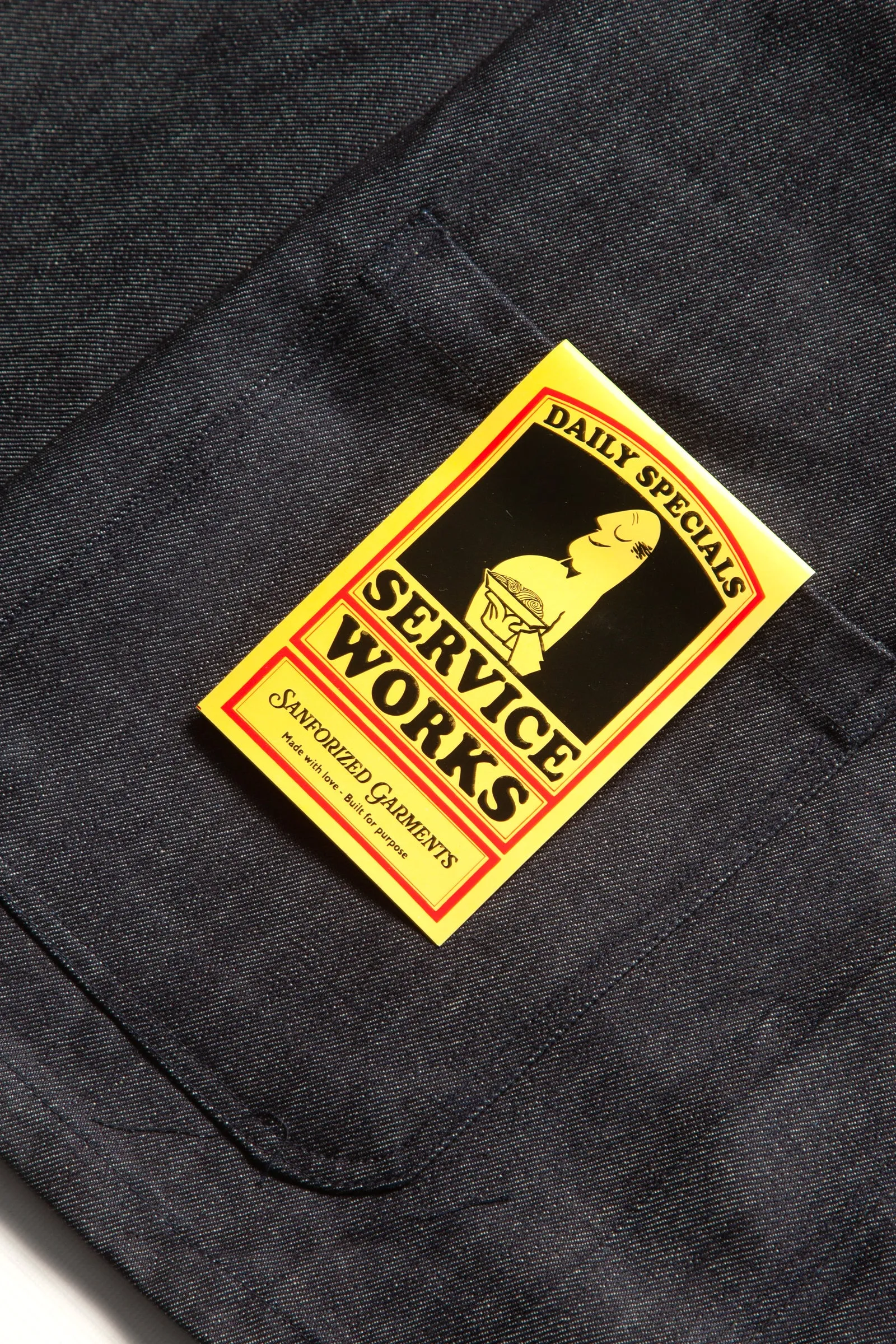 Classic Bakers Jacket - Denim sold by Service Works product image thumbnail 4