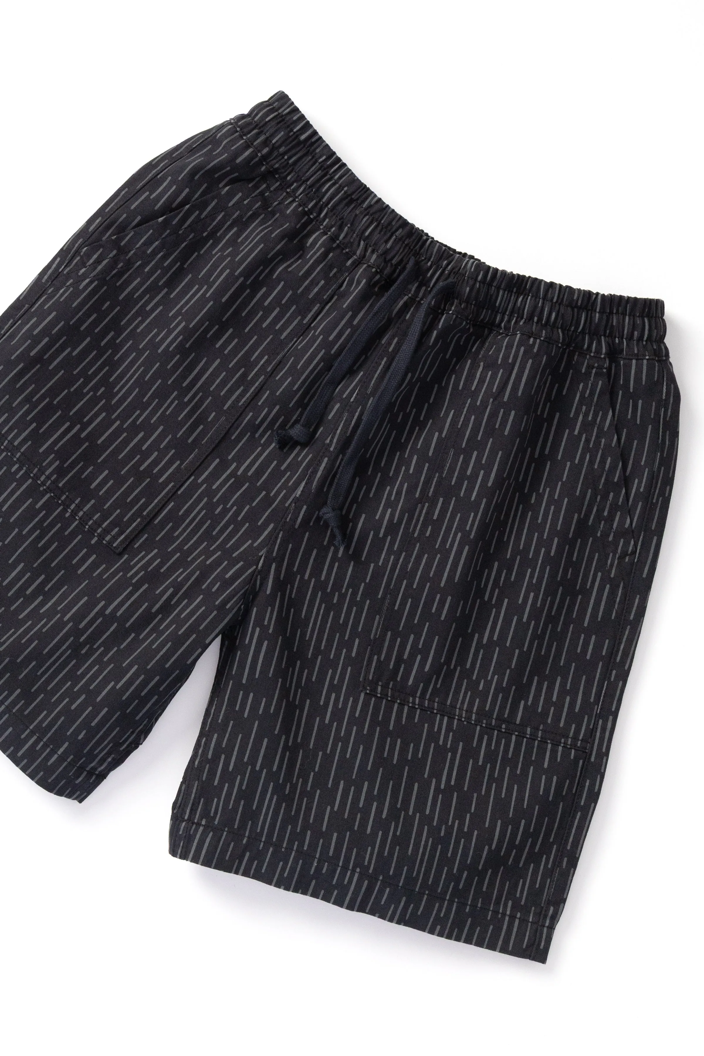 Patterned Chef Shorts - Raindrop Mono sold by Service Works product image thumbnail 2