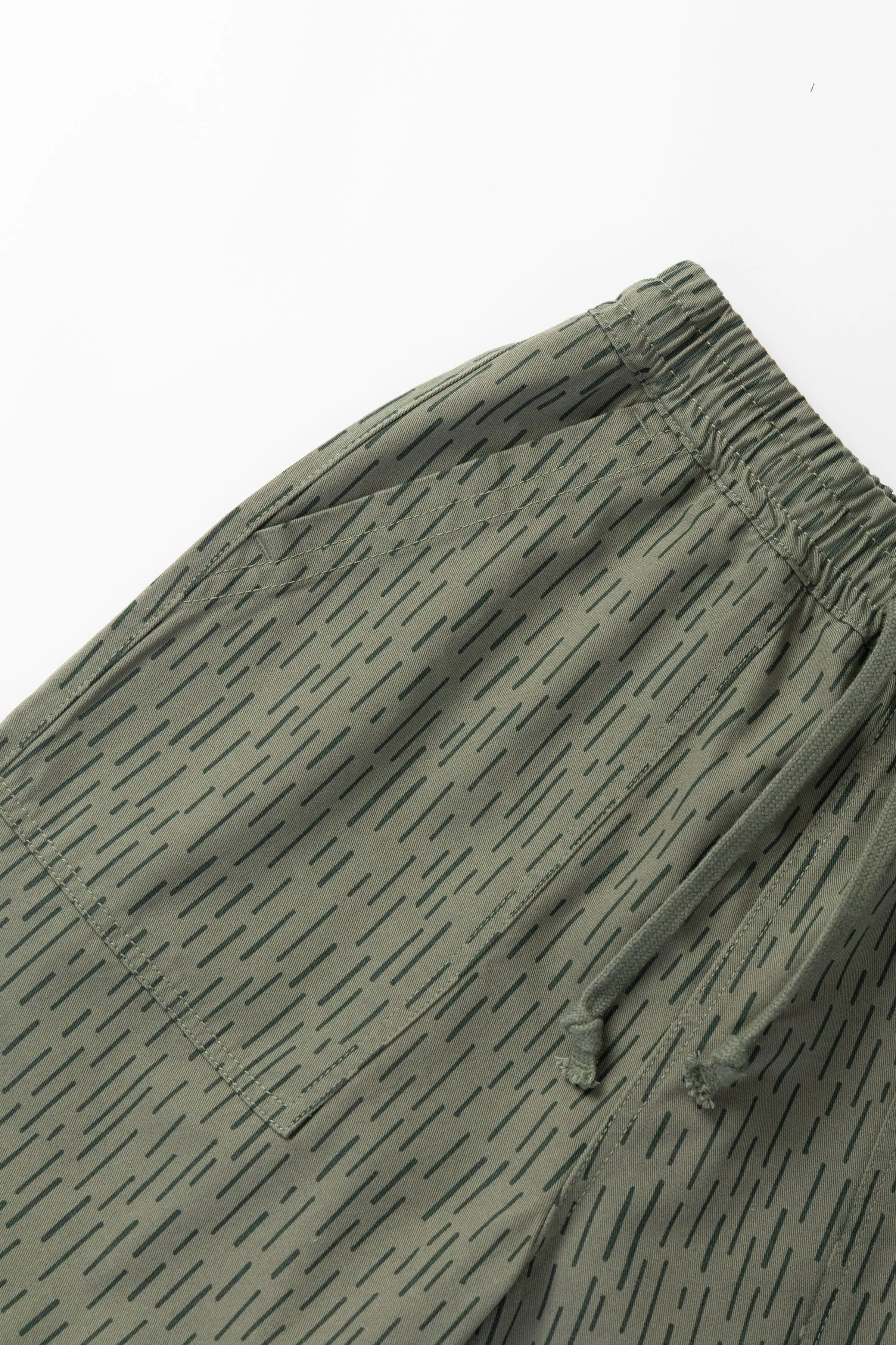 Patterned Chef Shorts - Raindrop Green sold by Service Works product image thumbnail 3