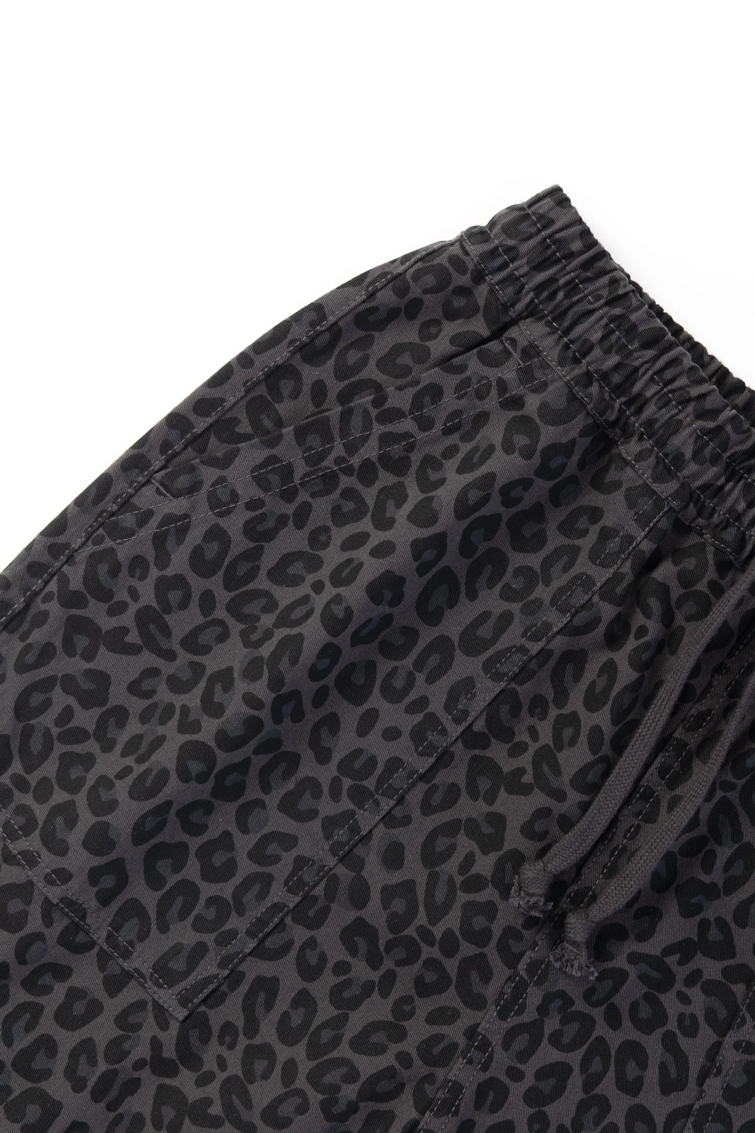 Patterned Chef Shorts - Black Leopard sold by Service Works product image thumbnail 3
