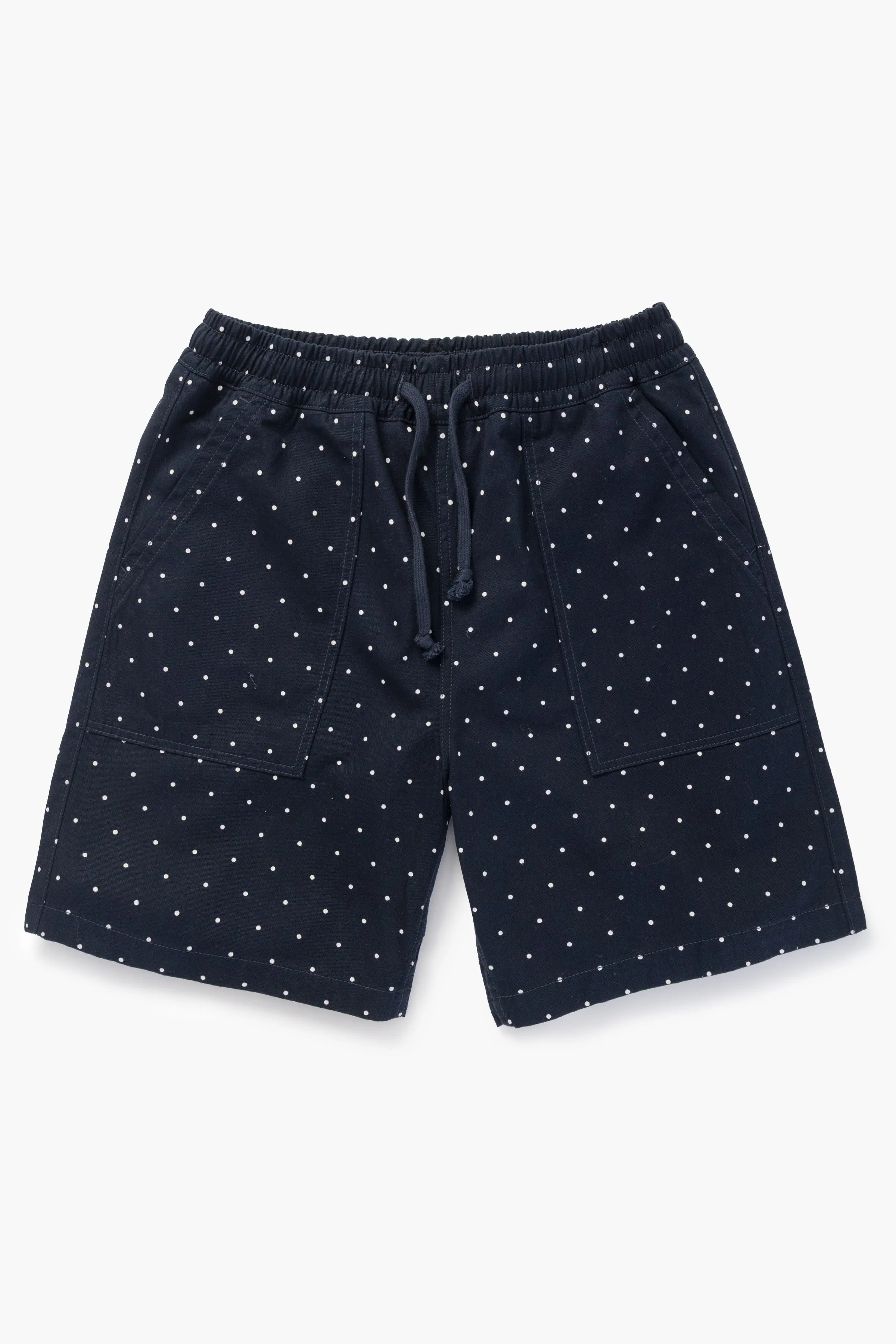 Polka Dot Chef Shorts - Navy sold by Service Works