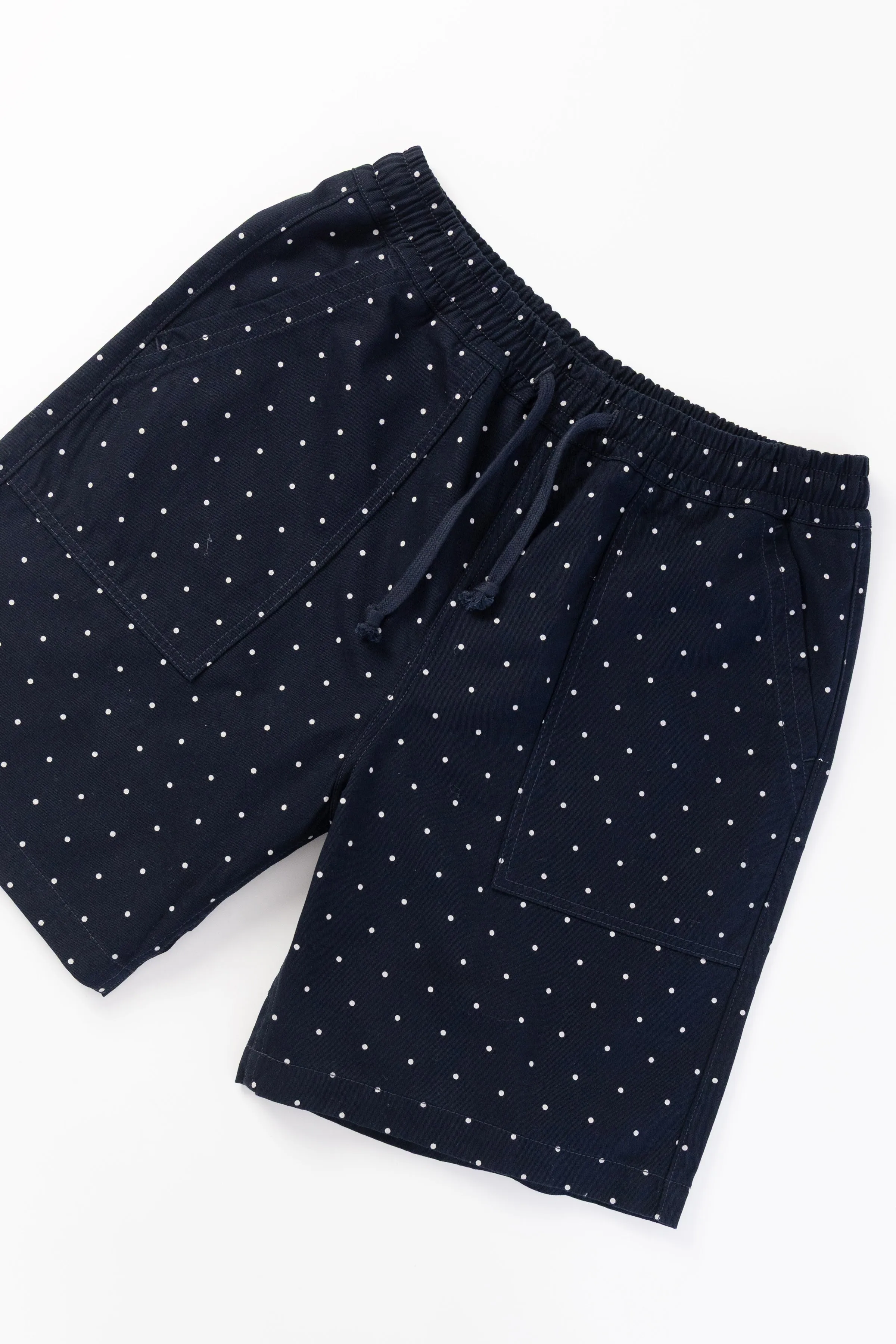 Polka Dot Chef Shorts - Navy sold by Service Works product image thumbnail 2