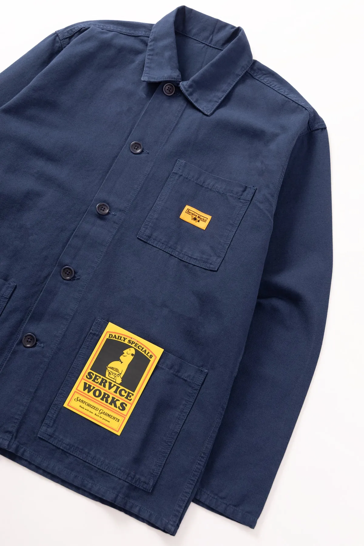 Classic Chore Shirt - Navy sold by Service Works product image thumbnail 3