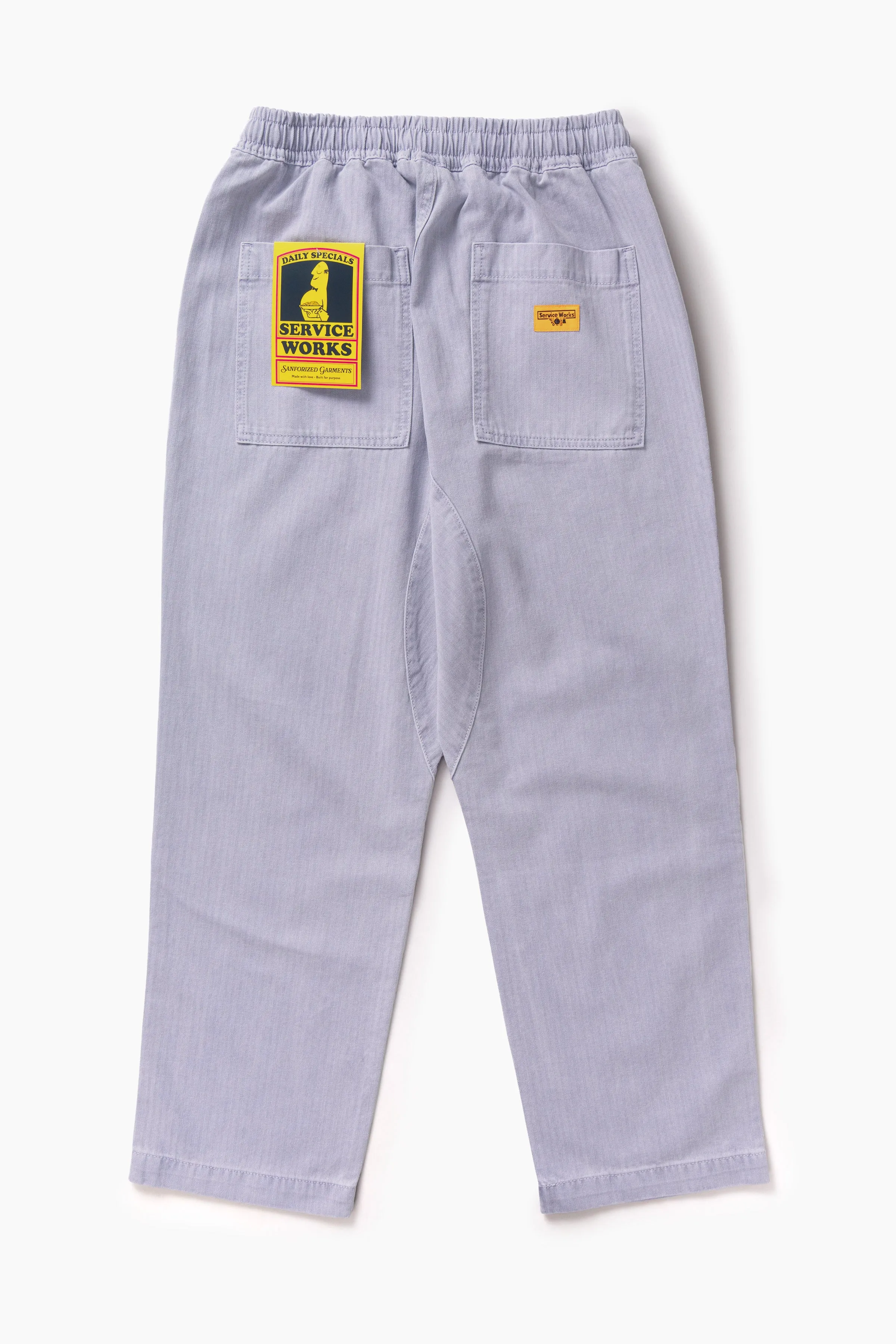 Pigment Herringbone Chef Pants - Lavender sold by Service Works product image thumbnail 5
