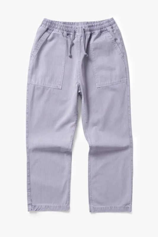 Pigment Herringbone Chef Pants - Lavender made by Service Works