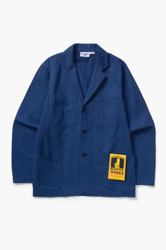 Twill Server Suit Jacket - Blue made by Service Works