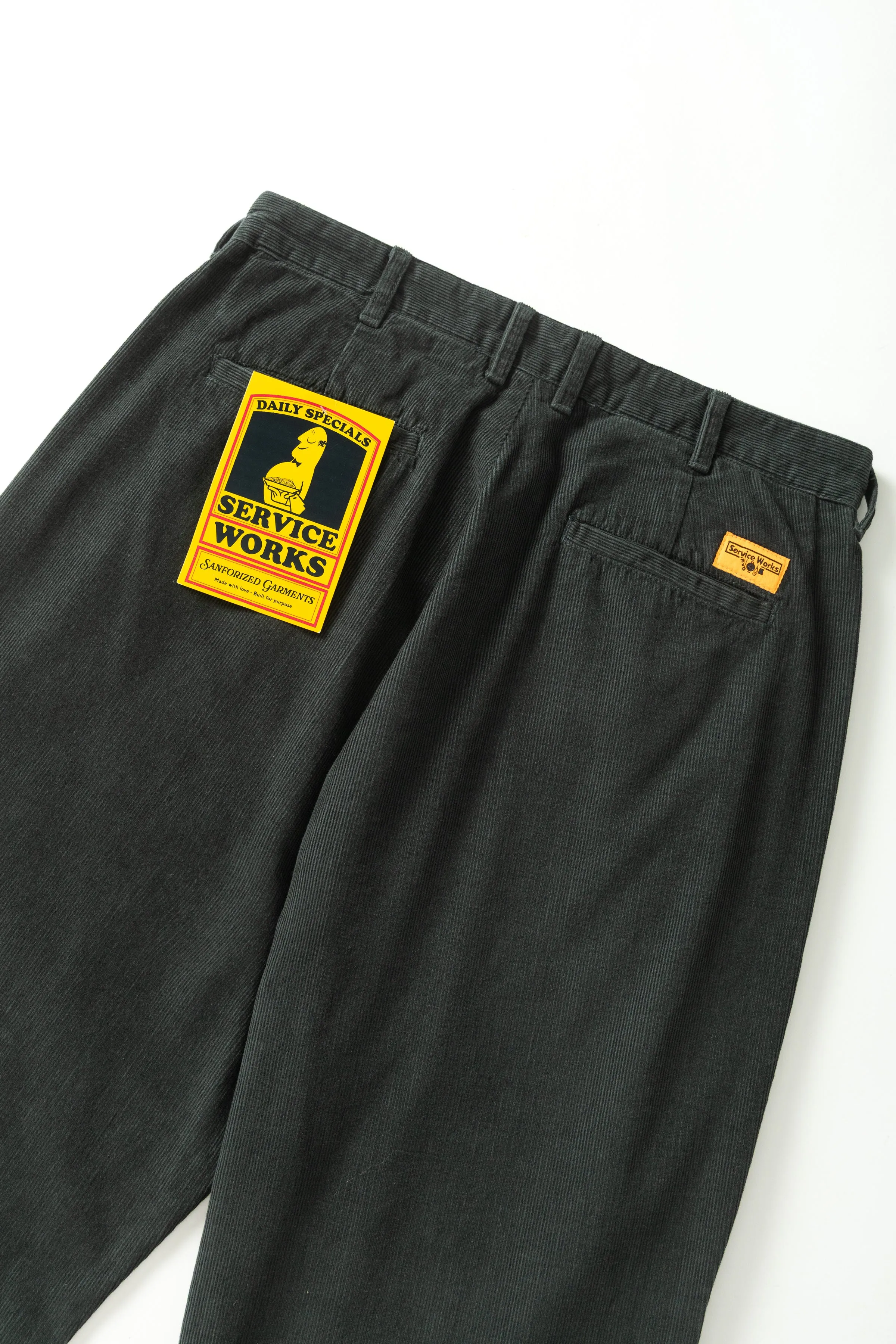 Fine Cord Part Timer Pant - Jewel sold by Service Works product image thumbnail 5