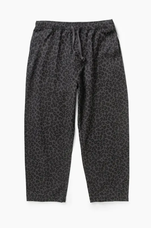 Patterned Easy Chef Pants - Black Leopard made by Service Works