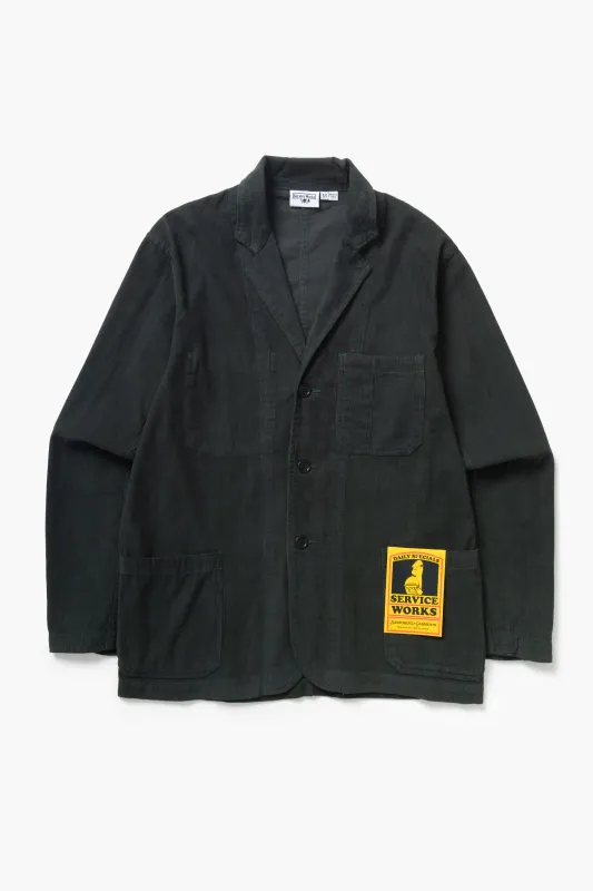 Fine Cord Server Suit Jacket - Jewel made by Service Works