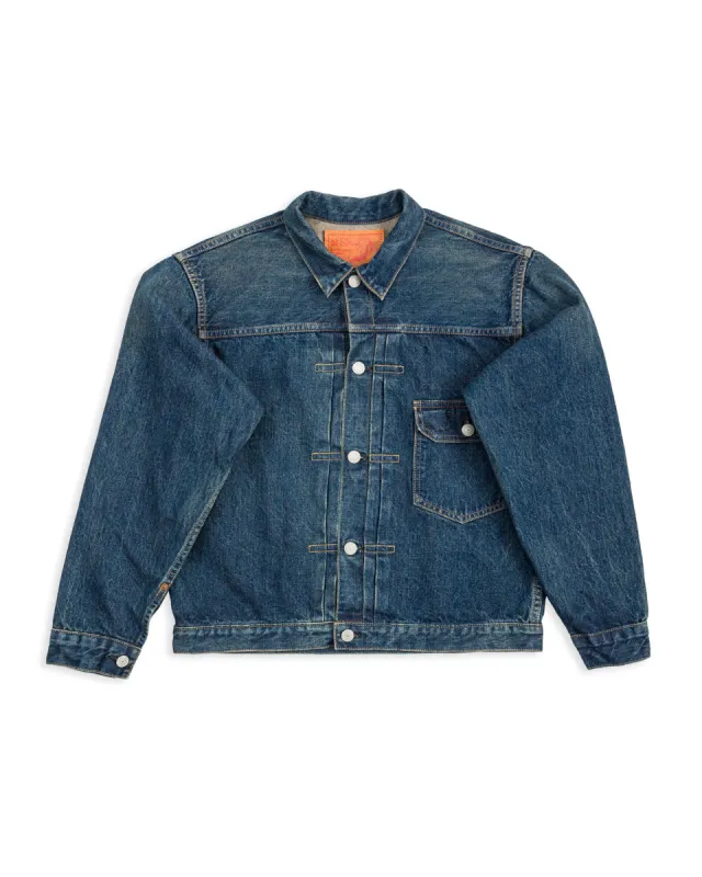 Type 1 1940's Denim Jacket (Unisex) - Used Wash sold by Standard & Strange