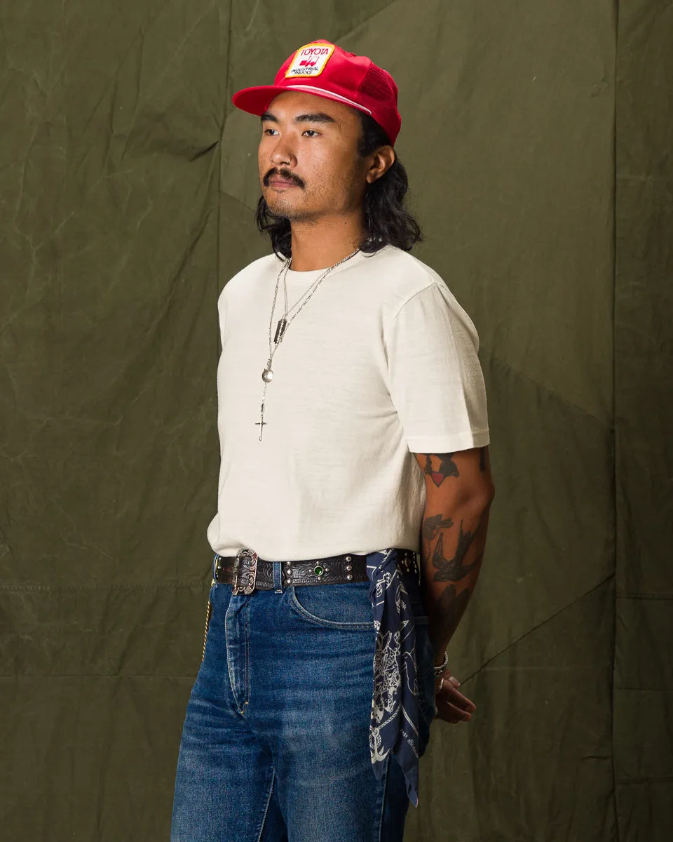 Wakayama Special Loopwheel Tee - Cream sold by Standard and Strange product image thumbnail 4