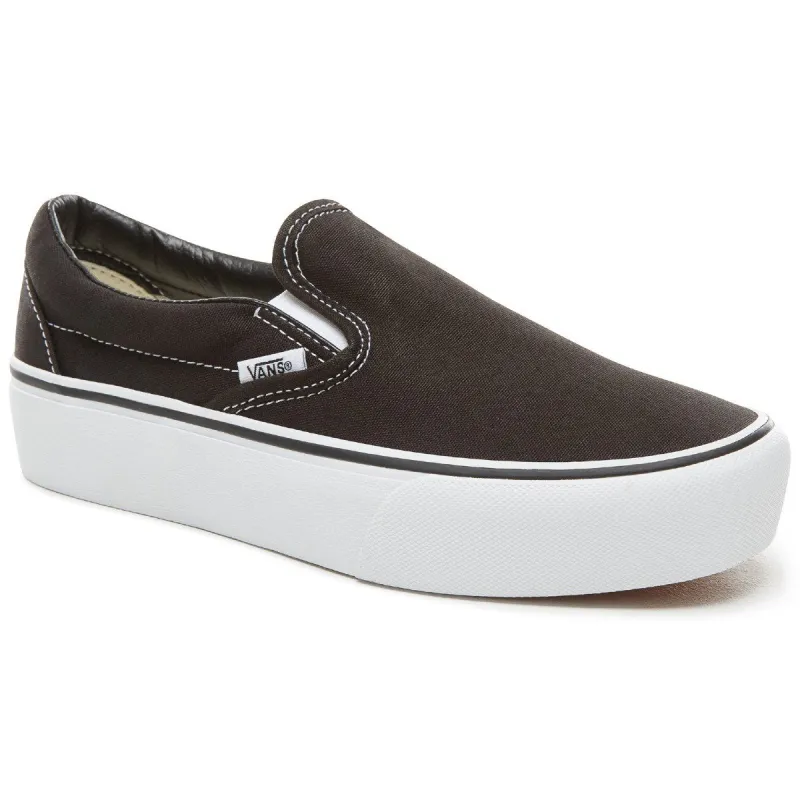 Ladies Vans Classic Slip On Sneaker - Black sold by Edgars 