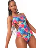 Ladies Tropical Side Detail One Piece Costume sold by Edgars