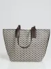 Geo Printed Shopper Bag - Brown sold by Edgars 